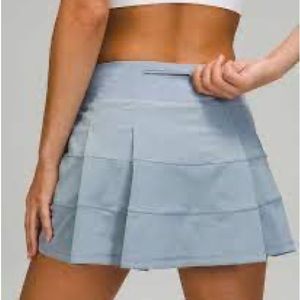 Lululemon pace rival skirt light blue size 6 regular 12 in.
